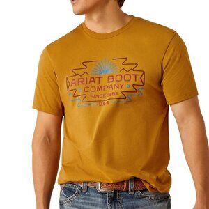 Ariat Men's Short Sleeve Amigo Graphic T-Shirt Harvest Gold